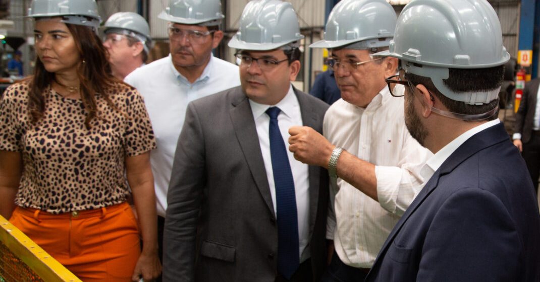 Governador Rafael fala do plano de reindustrialização do Piauí em visita a fábrica em Teresina
