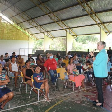 Ação educativa contra a violência é realizada por escola municipal da Zona Rural de Teresina