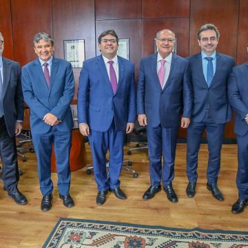 Em Brasília, Rafael Fonteles participa de reuniões com ministros e vice-presidente Geraldo Alckmin