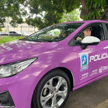 Patrulha Maria da Penha recebe viaturas Lilás para combater violência contra as mulheres