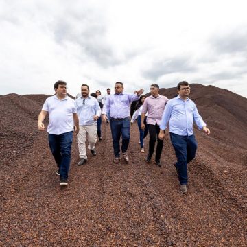 Rafael visita mineradora com capacidade de produzir 50 milhões de toneladas de ferro