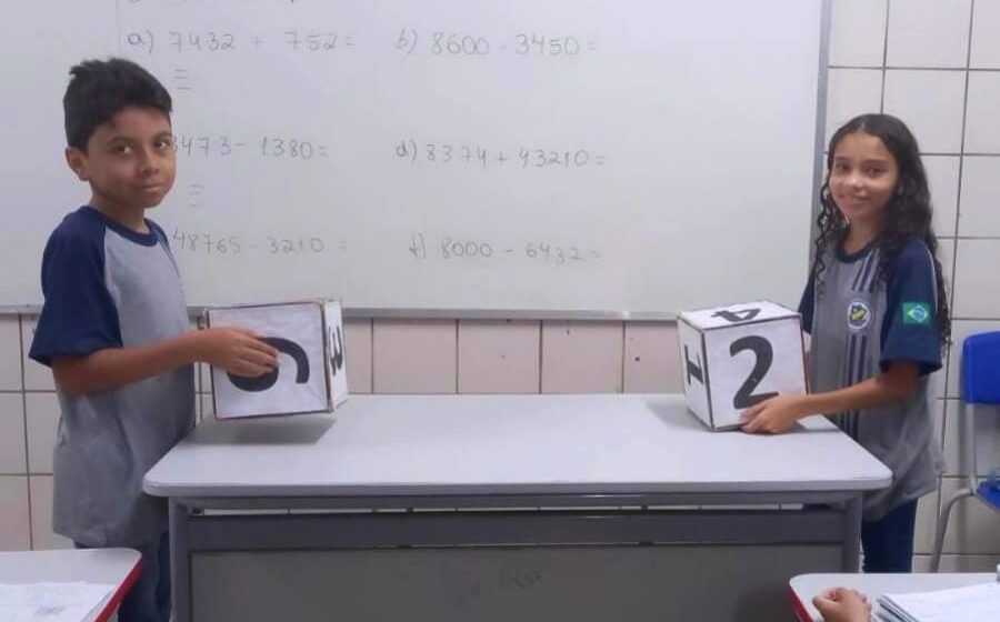 Escola municipal desenvolve atividade lúdica de matemática