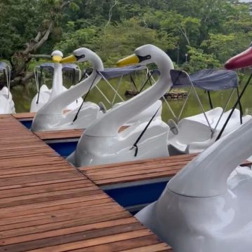 Zoobotânico inaugura pedalinho e entrega equipamentos neste domingo (5)