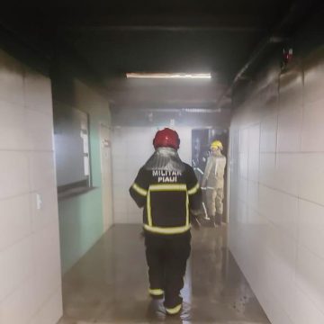 Bombeiros controlam princípio de incêndio no Hospital do Dirceu II e hospitais do Estado recebem os pacientes