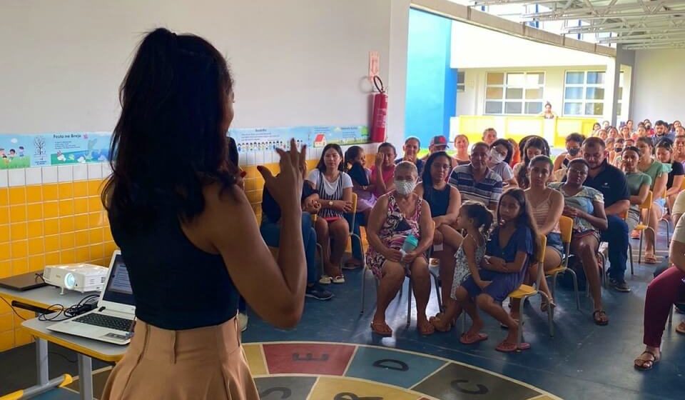 Projeto Escola Família realiza ação no CMEI Carlos Drummond de Andrade