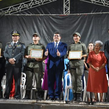 Governador Rafael Fonteles apresenta 1.104 novos policiais militares para proteger a sociedade piauiense