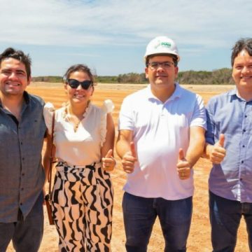 Governador visita obras de construção do aeroporto de Barra Grande