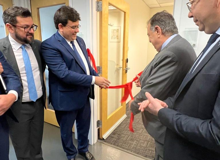 Rafael Fonteles inaugura escritório da Investe Piauí nos Estados Unidos