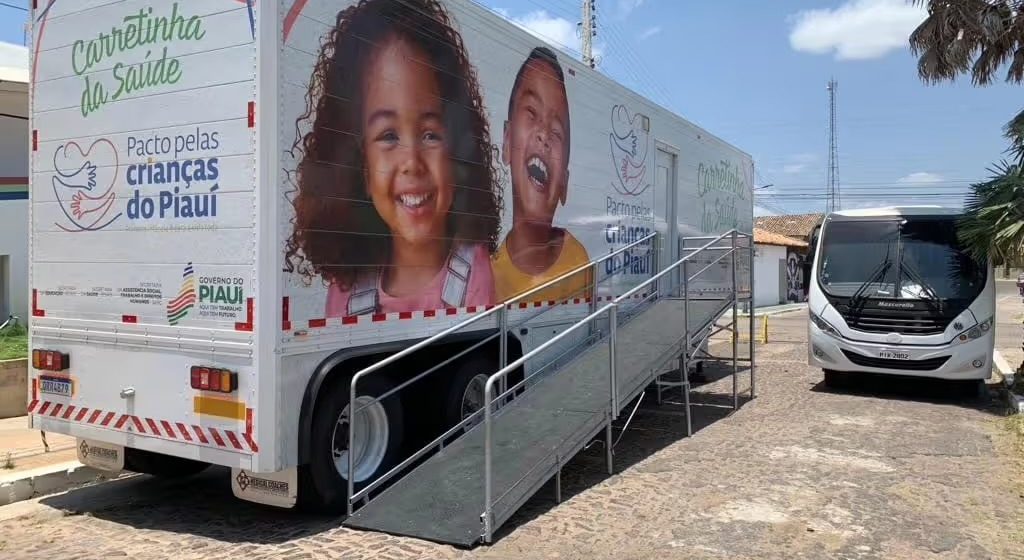 Carretinha da Saúde já atendeu mais de 7.500 crianças no Piauí