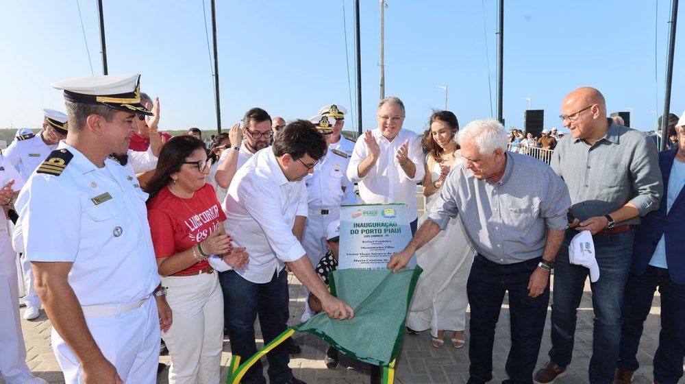 Rafael inaugura o Porto Piauí, obra que pode dobrar o PIB do estado