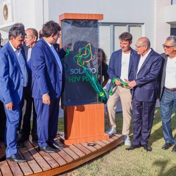 Rafael Fonteles e Geraldo Alckmin lançam maior empreendimento de hidrogênio verde do mundo em Parnaíba