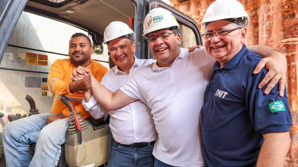 Rafael Fonteles visita obra de rebaixamento da Avenida João XXIII que deve ser entregue em julho