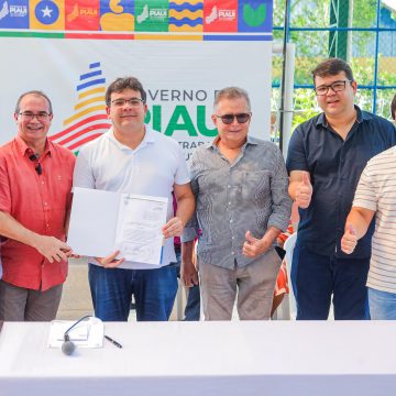 Rafael Fonteles autoriza obras de pavimentação e anuncia novos investimentos em infraestrutura em Nazária
