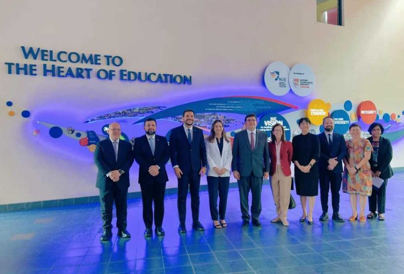 Governador discute parceria com Instituto de Educação de Singapura, país avaliado como a melhor educação do mundo
