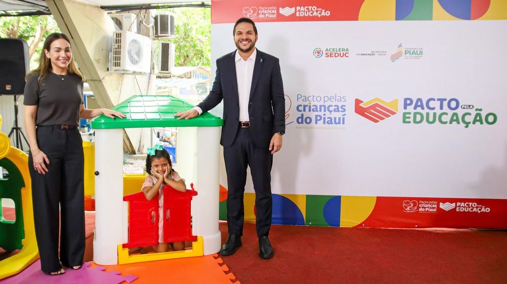 Primeira-dama Isabel Fonteles e secretário da Educação entregam Kit Creche para Angical do Piauí