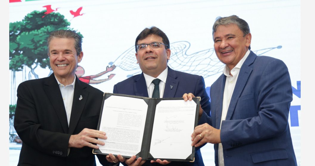 Rafael, Wellington e ministro da Pesca lançam programa que oferta 100 bolsas para estudantes filhos de pescadores no Piauí