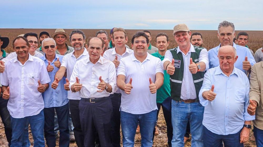 Rafael Fonteles e ministro da Agricultura, Carlos Fávaro, destacam importância do agronegócio para o Brasil, em Baixa Grande do Ribeiro