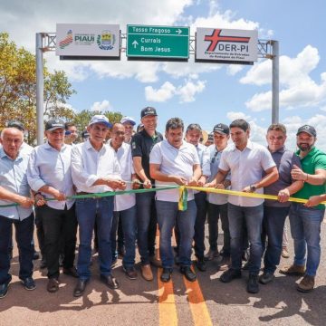 Rafael Fonteles entrega mais um trecho da Rodovia da Soja para escoamento de grãos dos Cerrados