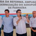 Rafael Fonteles entrega nova estrutura do Aeroporto de Parnaíba, que terá voos diretos para Fortaleza