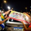 Mega adesivaço marca lançamento oficial da campanha de Rafael à reeleição